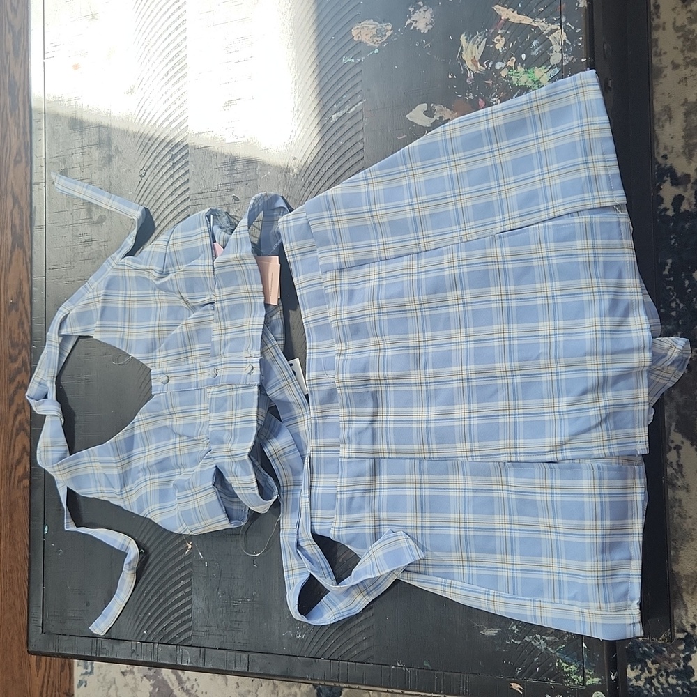 2 piece skort and top